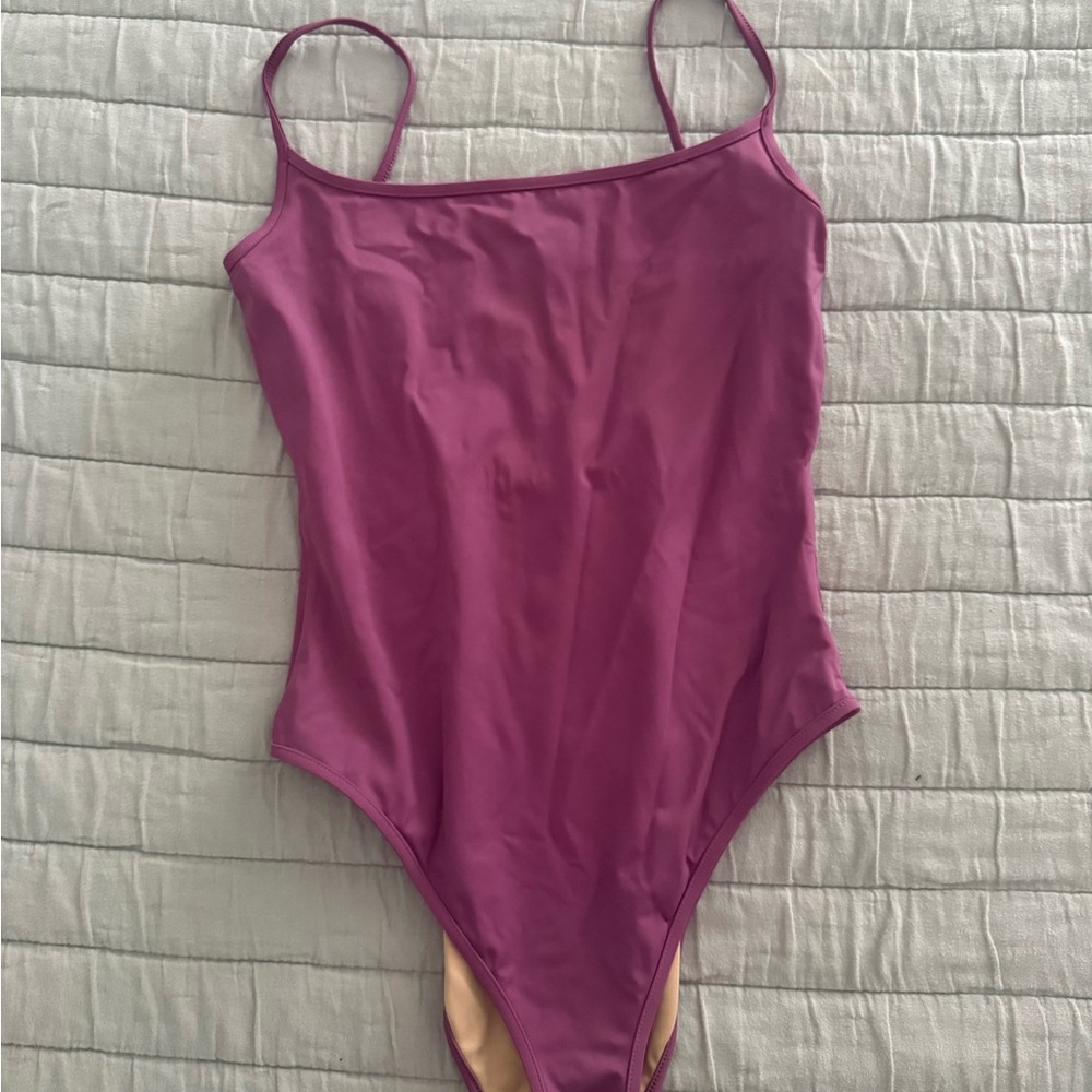 Purple One-Piece Swimsuit Nu Swim
